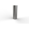 Borne anti-belier inox Toscane PMR Microbillé - Tête bombée