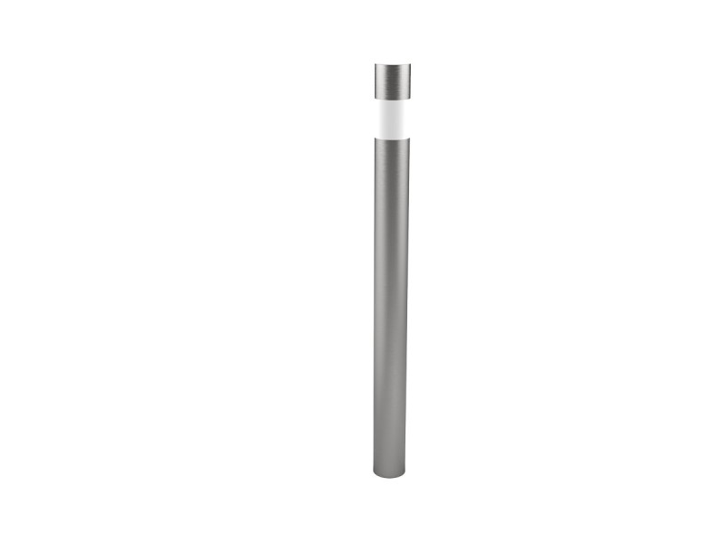 Potelet inox Andria avec bande réflechissante - Tête plate