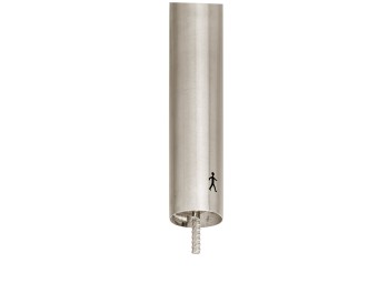 Potelet amovible inox Toscane - Tête bombée