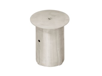 Borne amovible inox Toscane - Tête bombée