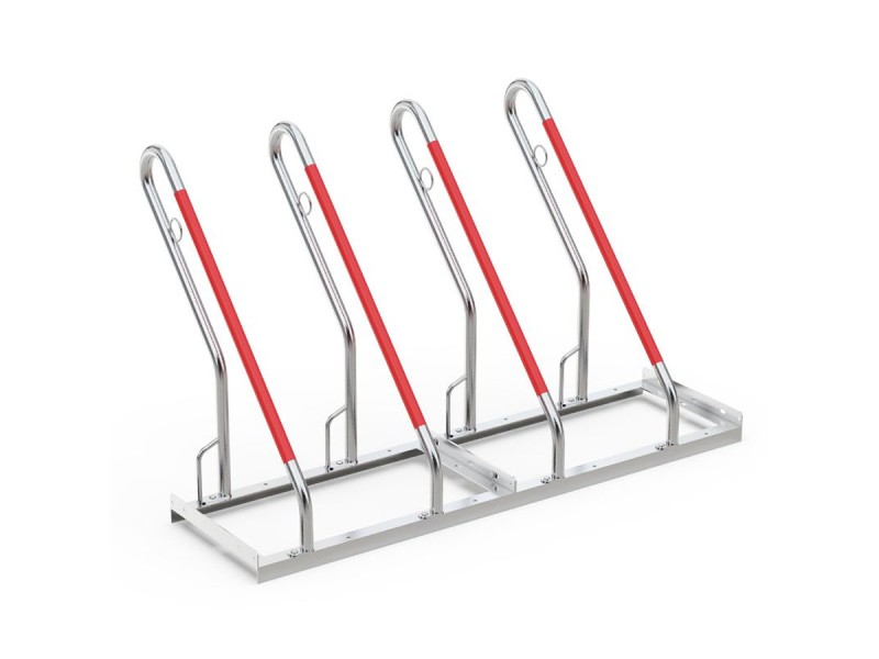 Support vélo galvanisé R50W unilatéral – 2 à 6 places