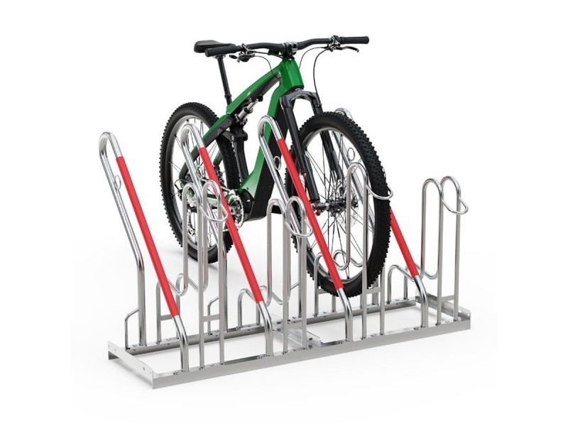 Support vélo compact R45S pour pneus larges – 2 à 6 places galvanisée Support vélo compact R45S pour pneus larges – 2 à 6 places galvanisée