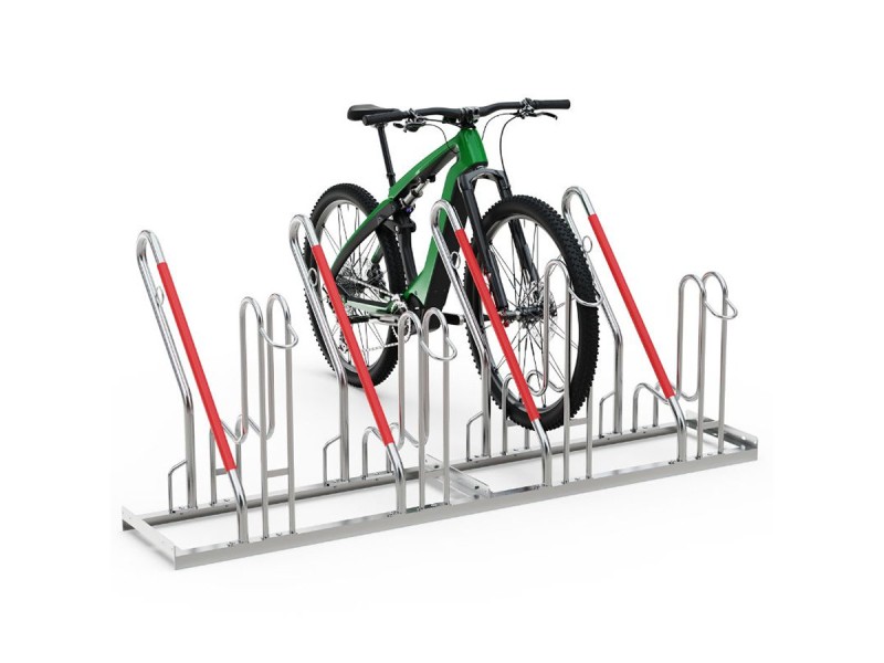 Support vélo R45W pour pneus larges – Espacé 500 mm, 2 à 6 places