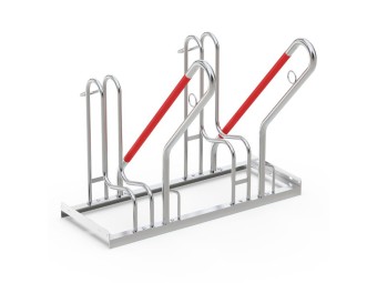 Support vélo R45W pour pneus larges – Espacé 500 mm, 2 à 6 places