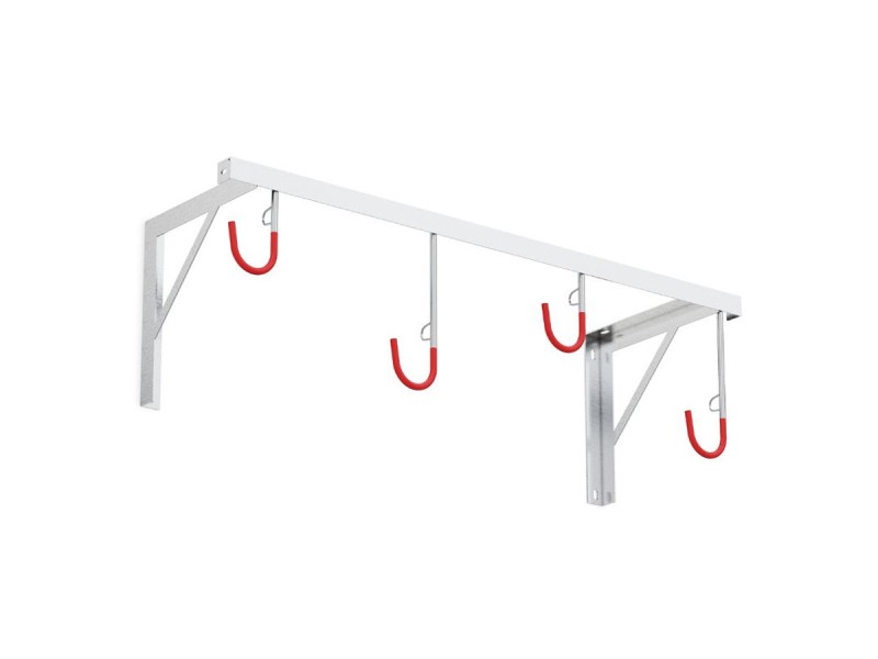 Support mural vélo H1 – Compact, 3 à 5 places, pneus jusqu’à 65 mm Support mural vélo H1 – Compact, 3 à 5 places, pneus jusqu’à 65 mm