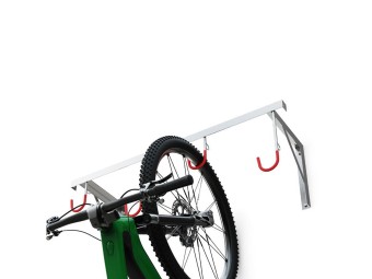 Support mural vélo H1 – Compact, 3 à 5 places, pneus jusqu’à 65 mm
