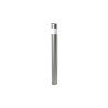 Potelet inox Toscane avec bande réflechissante - Tête bombée