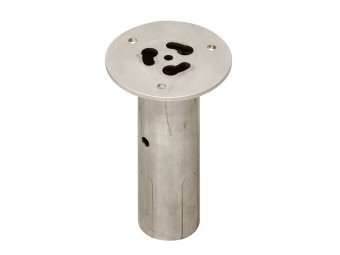 Potelet amovible inox Toscane - Tête bombée