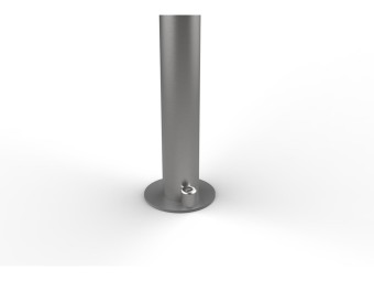 Potelet amovible inox Andria - Tête plate