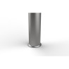 Borne anti-belier amovible inox Andria - Tête plate