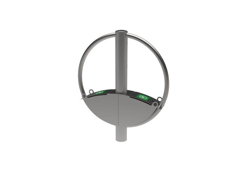 Support vélo rond pour VAE (vélo à assistance éléctrique) en inox