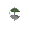 Support cycle rond pour vélo éléctrique en inox avec picto cycle