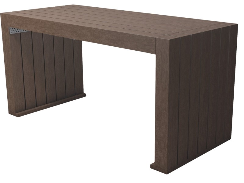 Table pique-nique d'extérieur en plastique recyclé CALERO Table pique-nique d'extérieur en plastique recyclé CALERO