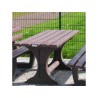 Table pique-nique d'extérieur en plastique recyclé TIVOLI