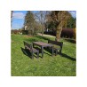Table + bancs de pique-nique en plastique recyclé HYDEPARK