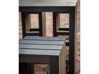 Tabouret haut pour bar d'exterieur CALERO