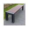Banc d'extérieur en plastique recyclé UENO