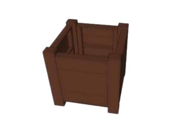 Jardinière en plastique recyclé – Matériel professionnel | Equipexpert