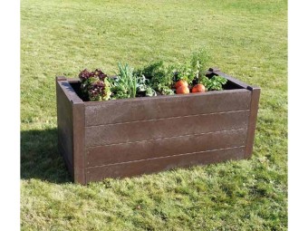 Potager surélevé en plastique recyclé TERRA