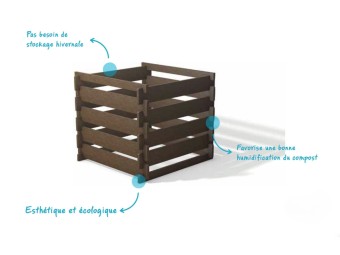Composteur en plastique recyclé