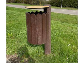 Poubelle en plastique recyclé YANEX