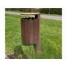 Poubelle en plastique recyclé YANEX