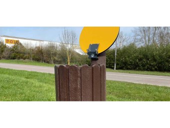 Poubelle en plastique recyclé YANEX