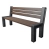 Banc de ville en plastique recyclé HYDE PARK