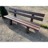 Banc extérieur en plastique recyclé PICCADILY