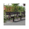 Banc de ville en plastique recyclé TIVOLI