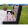 Banc de ville en plastique recyclé HYDE PARK
