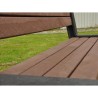 Banc de ville en plastique recyclé HYDE PARK