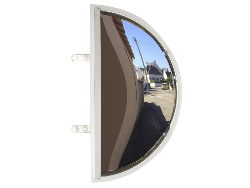 Miroir sortie de garage panoramique - vision à 180° 3 directions Miroir sortie de garage panoramique - vision à 180° 3 directions