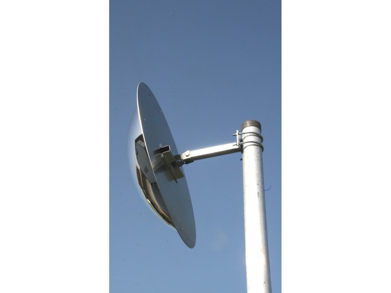 Poteau de fixation pour miroir