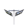 Fourche pour pose de 2 mirroir sur un poteau de fixation