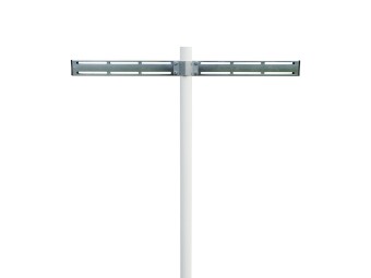 Fourche pour pose de 2 mirroir sur un poteau de fixation