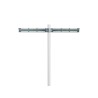 Fourche pour pose de 2 mirroir sur un poteau de fixation