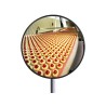 Miroir inox de sécurité multi-usages voie privée - vision 90°
