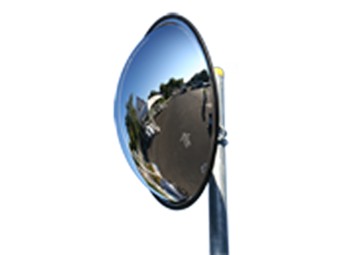 Miroir panoramique rond multi-usages - vision 180° 3 directions