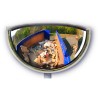 Miroir panoramique 1/2 sphère multi-usages - vision 180° 3 directions