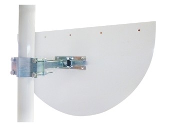 Miroir panoramique 1/2 sphère multi-usages - vision 180° 3 directions