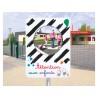 Miroir exterieur rond avec cadre rectangulaire 100% personalisable