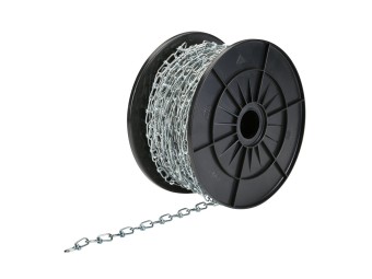 Chaînette en acier - rouleau de 25 mètres pour miroir 360°