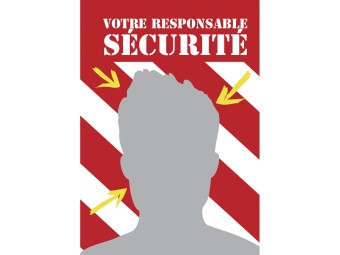 Miroir pour consignes de sécurité - personalisable - Qualimir