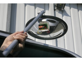 Miroir d'inspection sur et sous les vehicules - lutte anti-terroriste