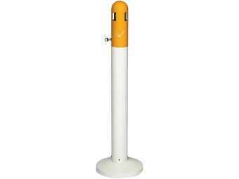Cendrier tubulaire 3L sur pied