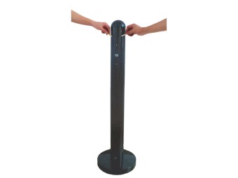 Cendrier tubulaire 3L sur pied