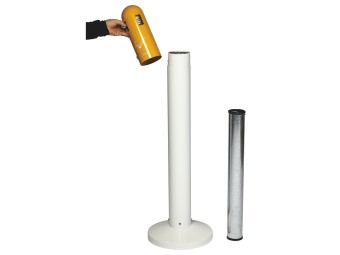 Cendrier tubulaire 3L sur pied