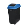 Poubelle 40L de tri à couvercle basculant