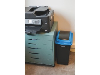 Poubelle 40L de tri à couvercle basculant